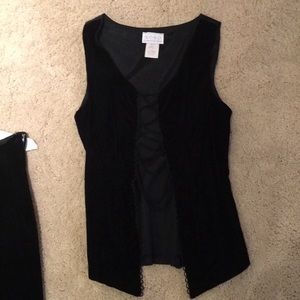 Velvet top and pants